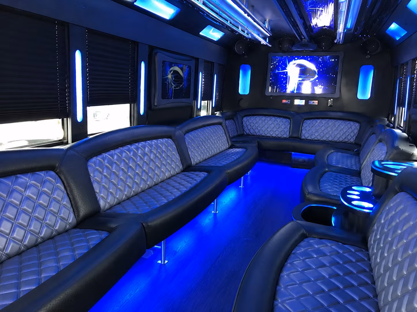Wellington Bachelor & Bachelorette Transportation party bus exterior