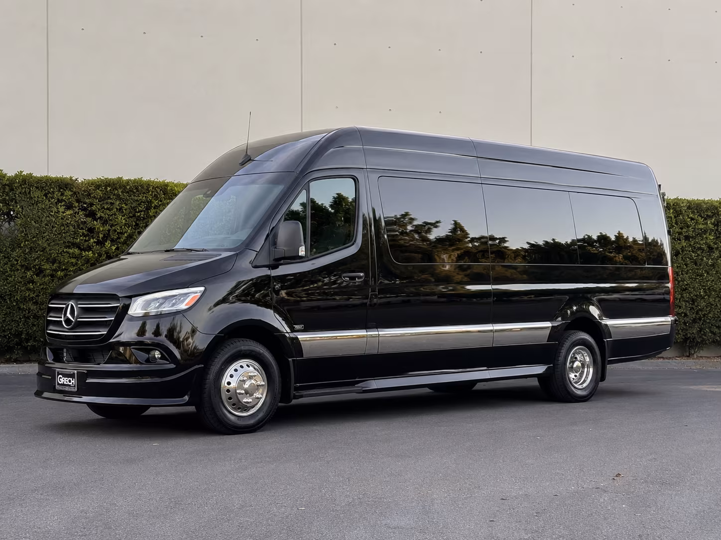 Wellington School Event Transportation party bus exterior