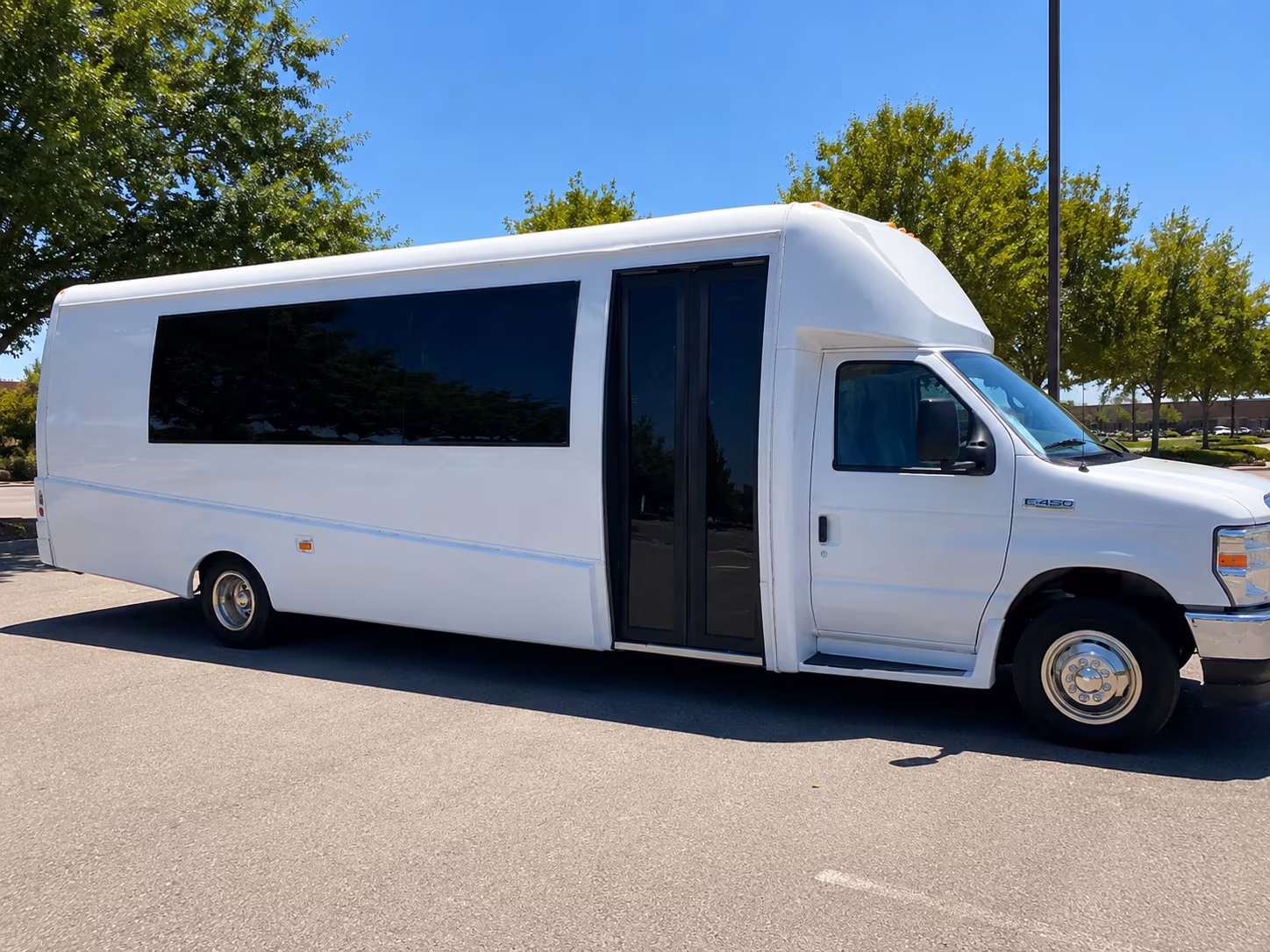 Wellington Wedding Transportation party bus exterior